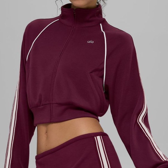 ALO Yoga Jackets & Blazers - NWT Alo Track Star Full Zip Jacket